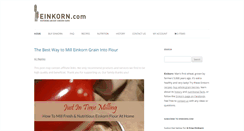 Desktop Screenshot of einkorn.com